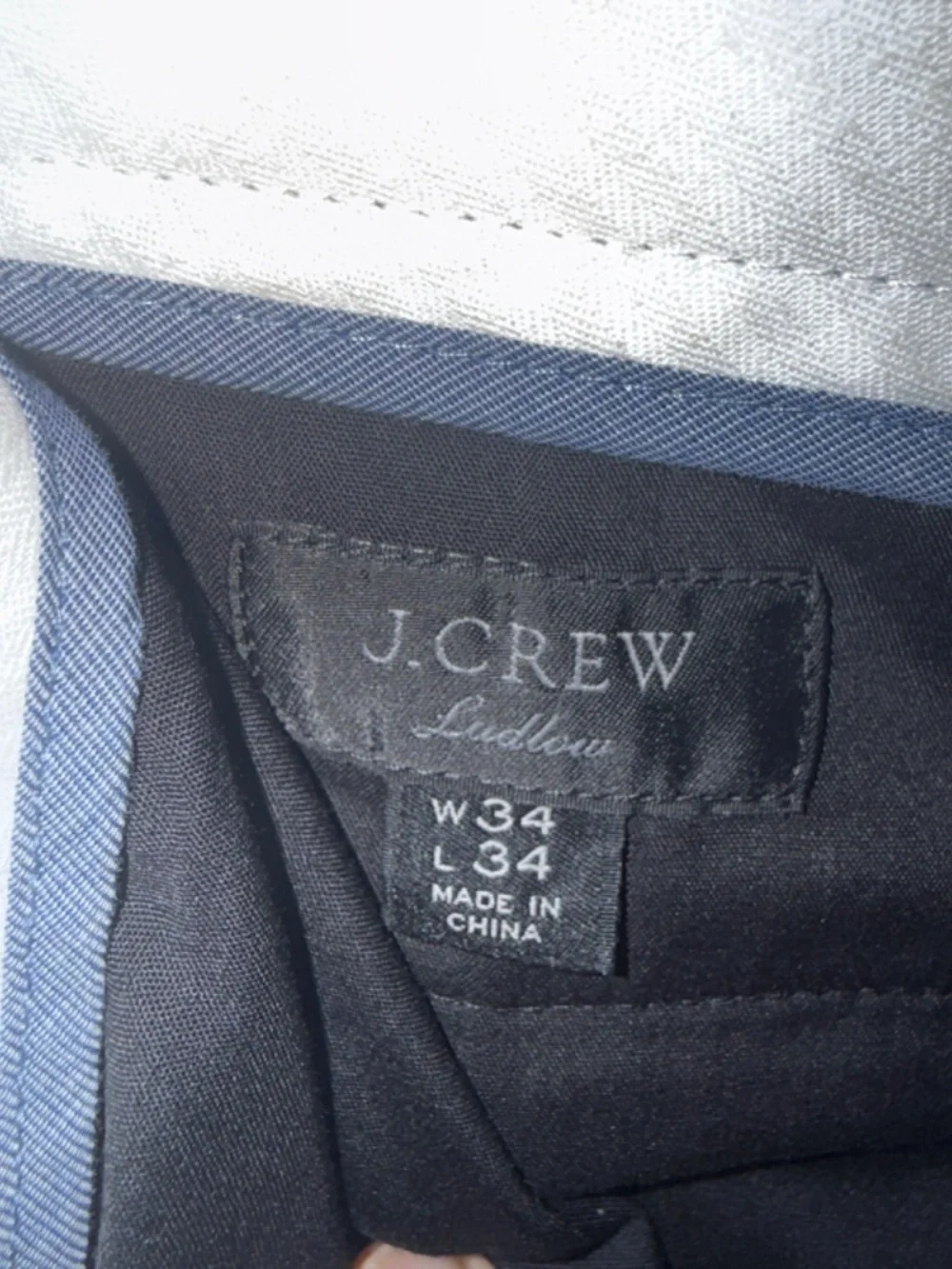 J. Crew Ludlow Dress Pants - DARK NAVY - Size: 34x34